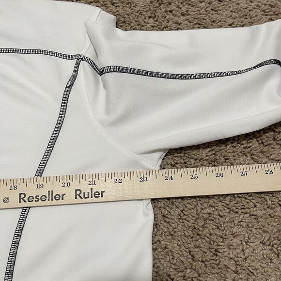 Golden State Warriors Sweatshirt Large White Columbia Omni-Wick Shotgun Pocket - Picture 12 of 13